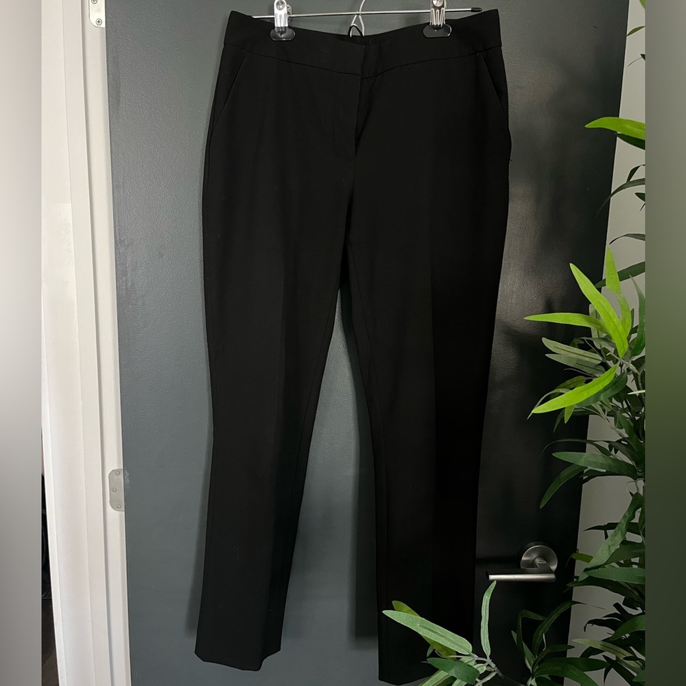 Karl Lagerfeld Black Straight Leg Women's Pants
